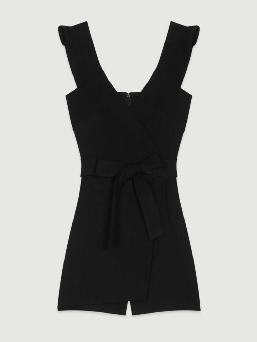 Maje Crepe Romper Black (Small)